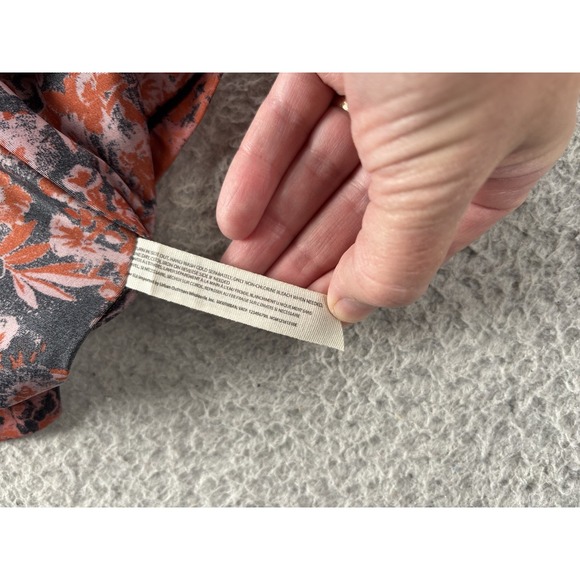 Intimately Free People Walk This Way Top Womens‎ Medium Floral Printed Sheer - Picture 8 of 10